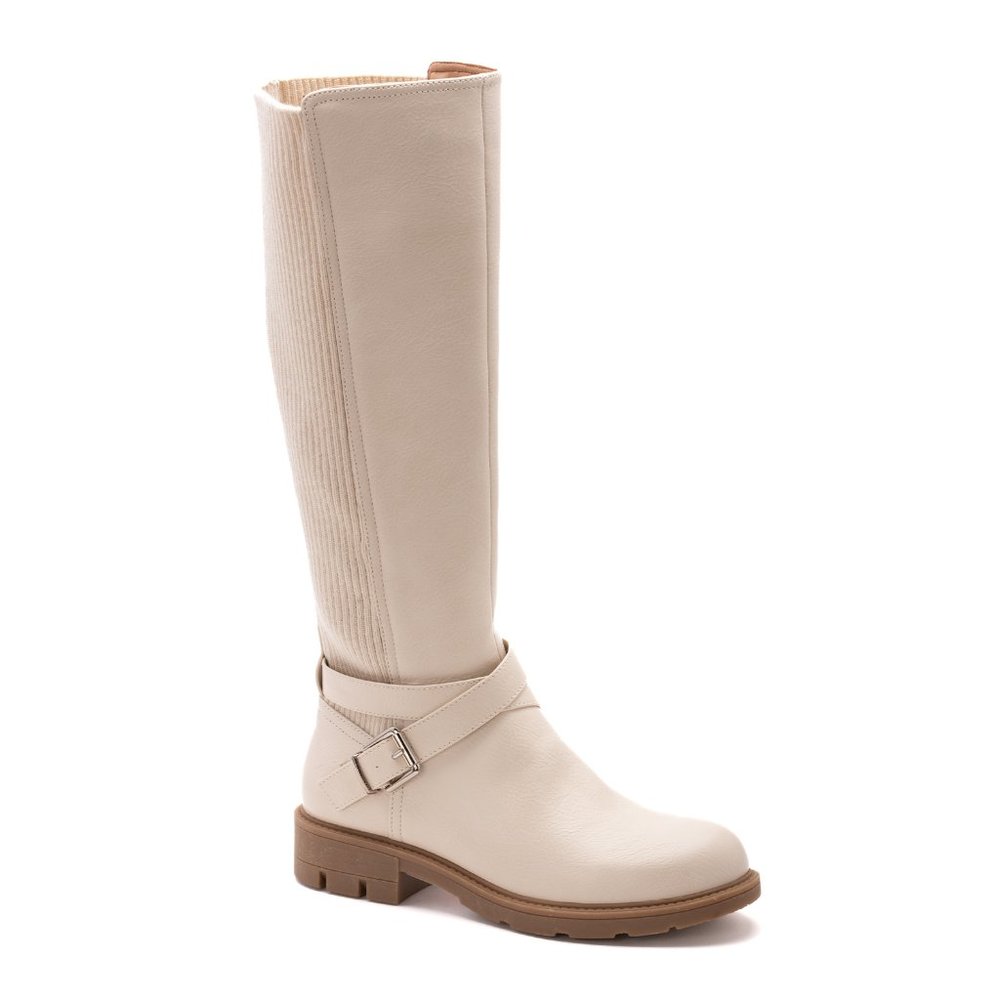 Corkys Hayride Knee High Boots in Ivory - Picture 2 of 5